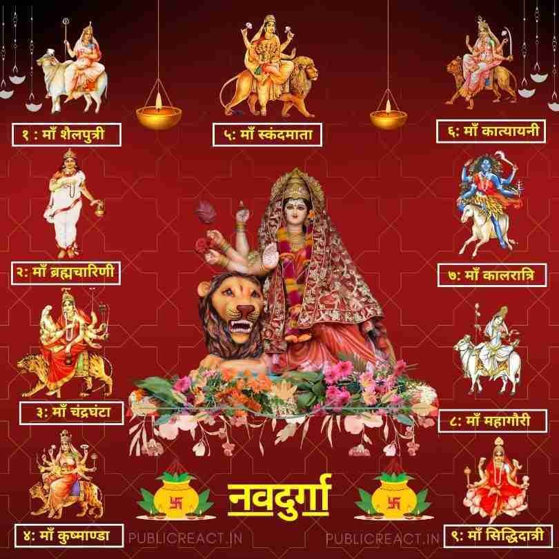 माँ दुर्गा के नौ रूप