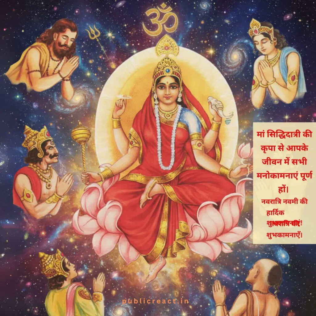 नवरात्रि के नौवें दिन की हार्दिक शुभकामनाएं