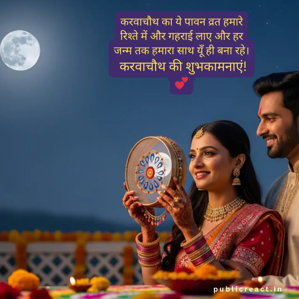 karwa chauth wishes in Hindi Text