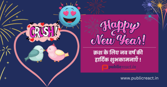 क्रश के लिए नए साल 2024 की शुभकामनायें