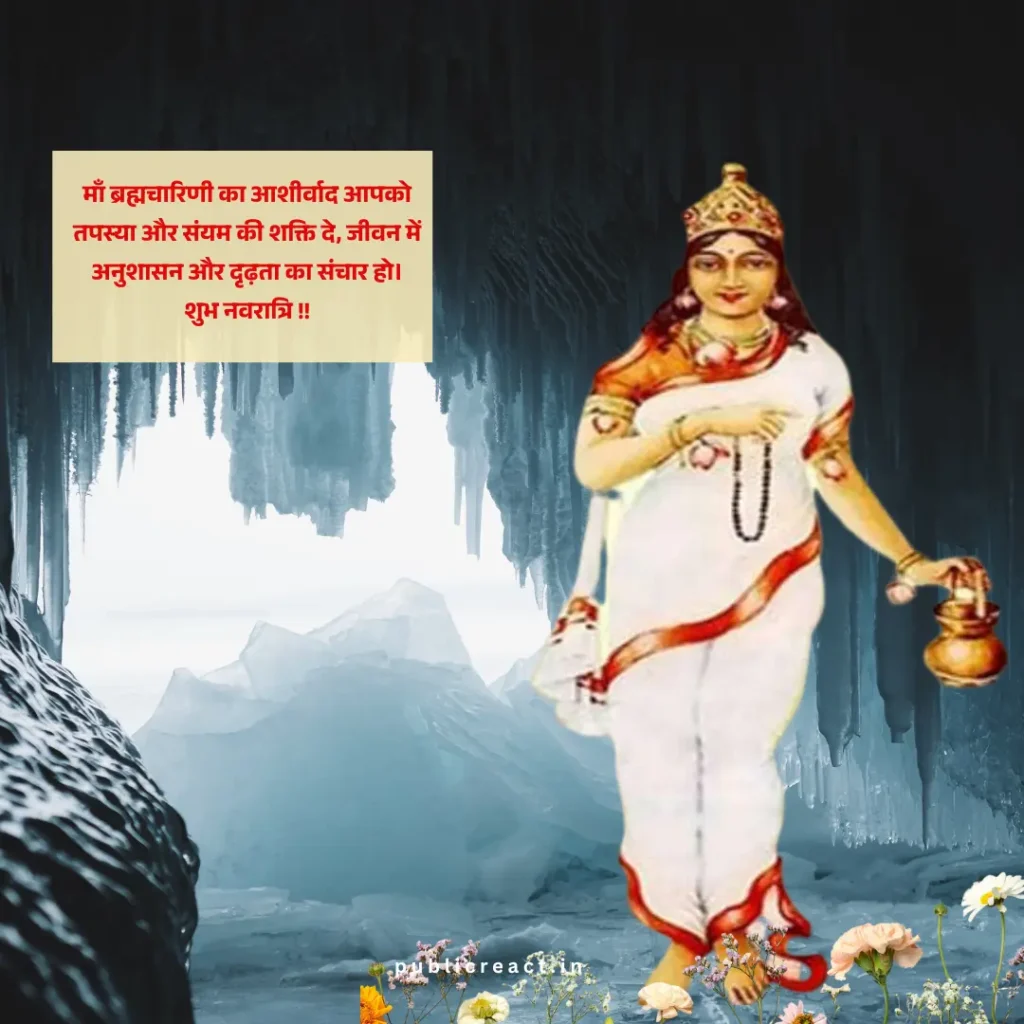नवरात्रि के दूसरे दिन की शुभकामनाएं