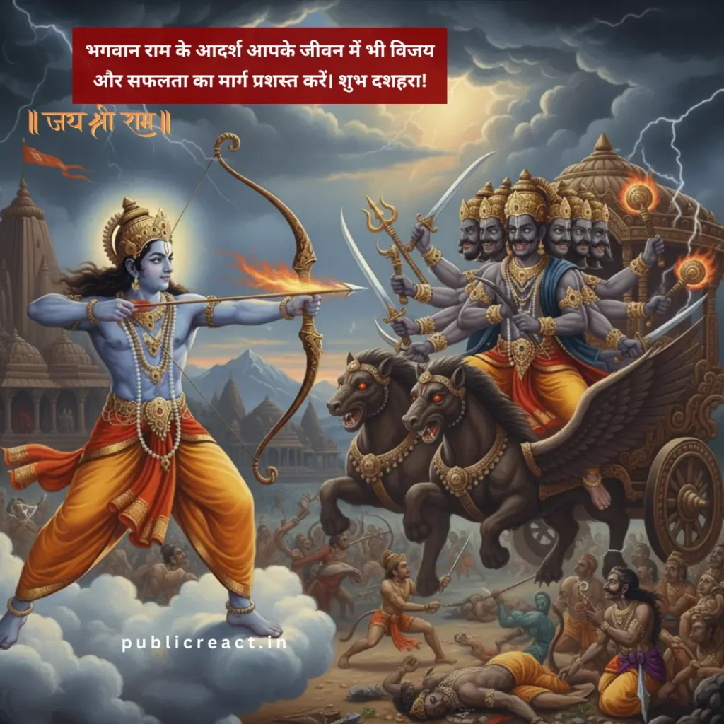 दशहरा की हार्दिक शुभकामनाएं और सन्देश
