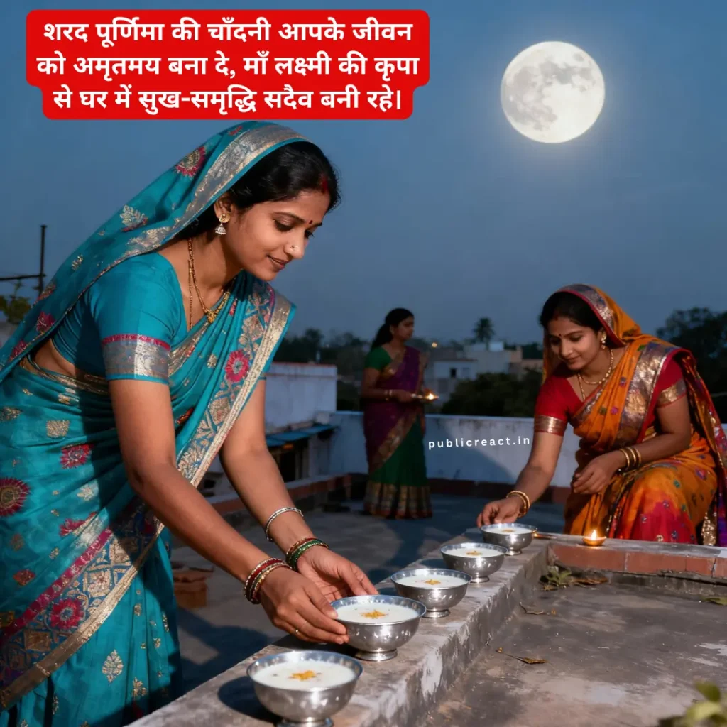 sharad purnima wishes in Hindi text