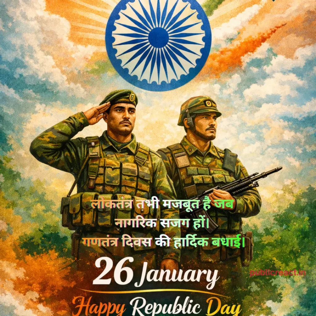 गणतंत्र दिवस की शुभकामनाएं और संदेश in Hindi